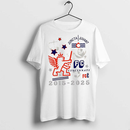 Premium Juncta Juvant Fc Cincinnati 2015 2025 T Shirts Hoodie Retro