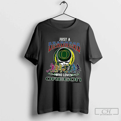 Premium Just Deadhead Who Loves Oregon Ducks Long Sleeve Vintage