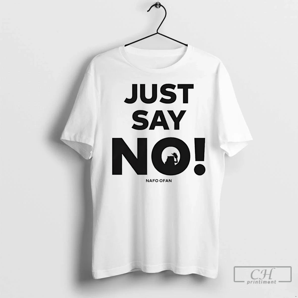Premium Just Say No Nafo Ofan Logo Tee Classic Gift