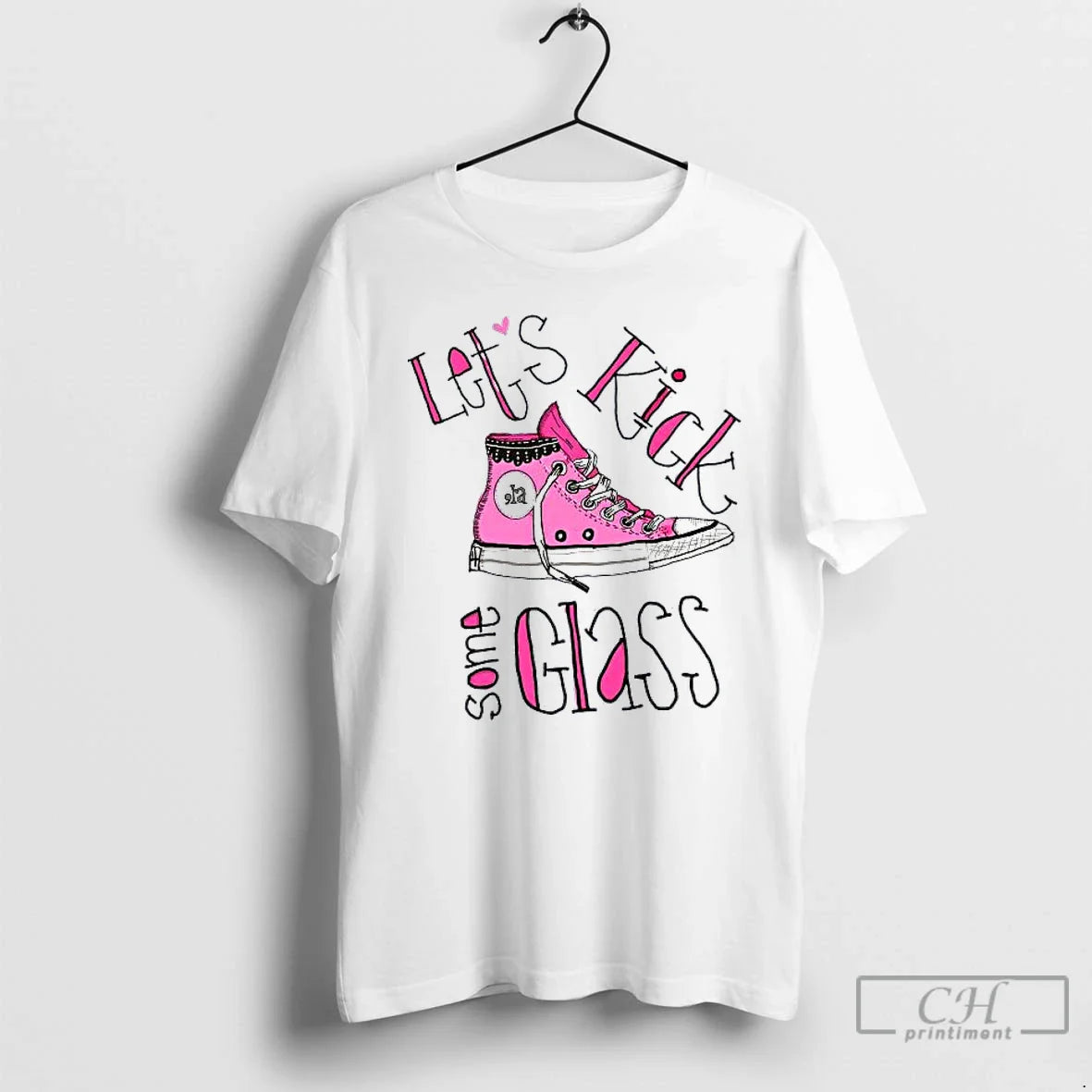 Premium Kamala Harris Chucks Lets Kick Some Glass Tee Trendy Art