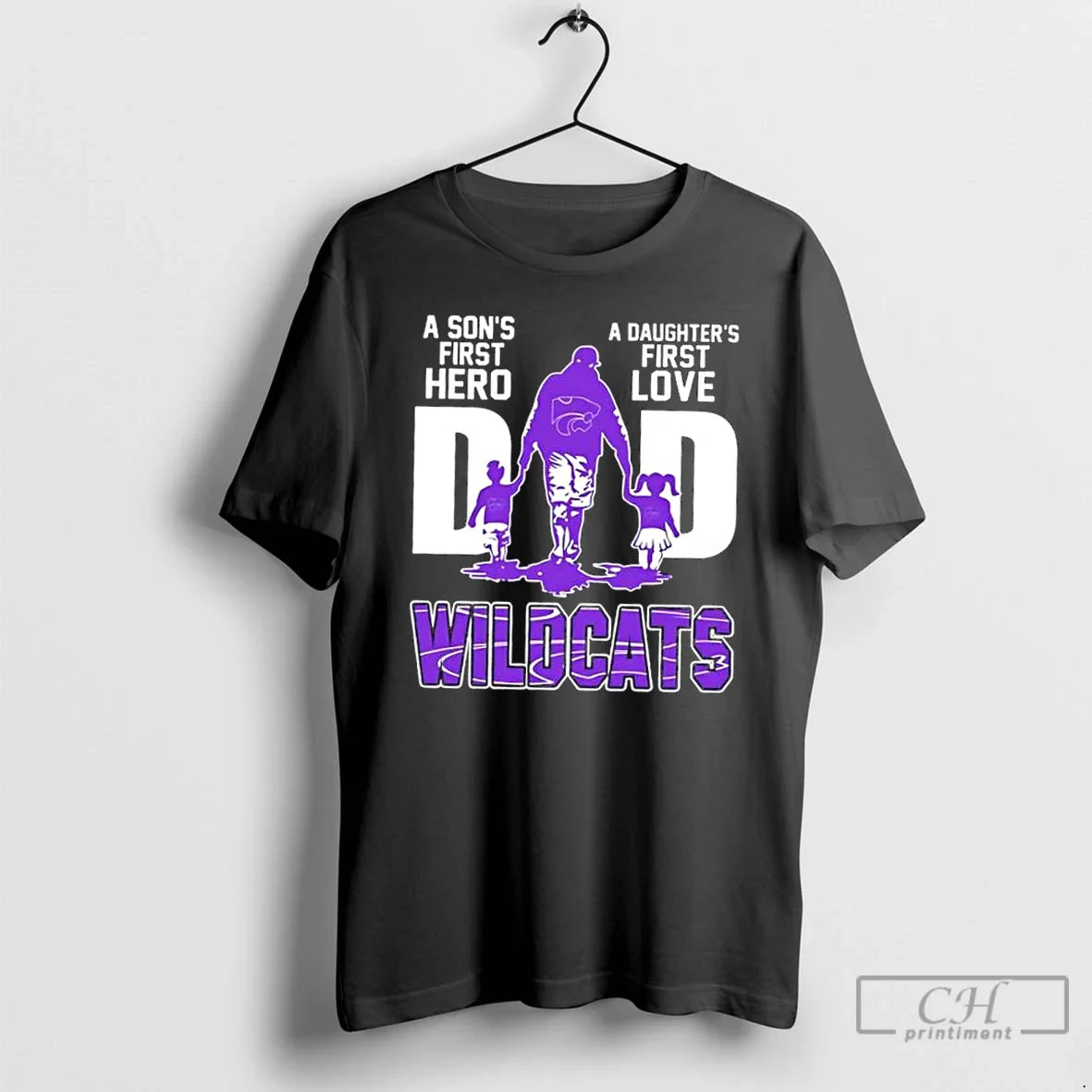 Premium Kansas State Wildcats Sons First Hero Daughters First Love