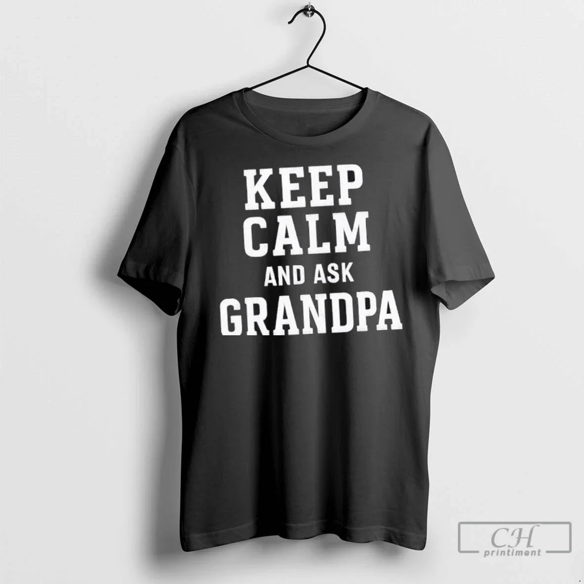 Premium Keep Calm And Ask Grandpa Long Sleeve Vintage Collection