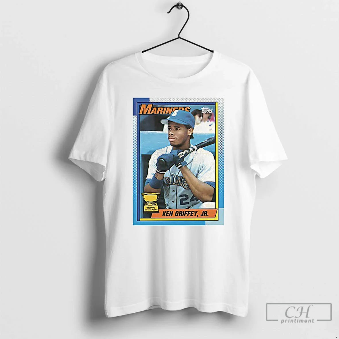Premium Ken Griffey Jr Seattle Mariners 1900 Card Player Ceramic