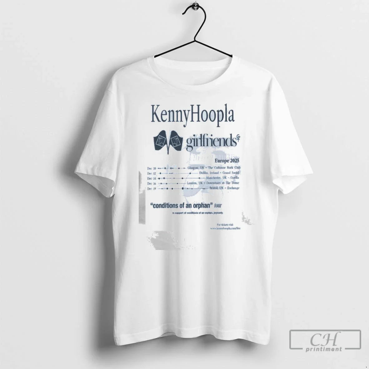 Premium Kennyhoopla Girlfriends Europe 2025 Ladies TShirt Exclusive