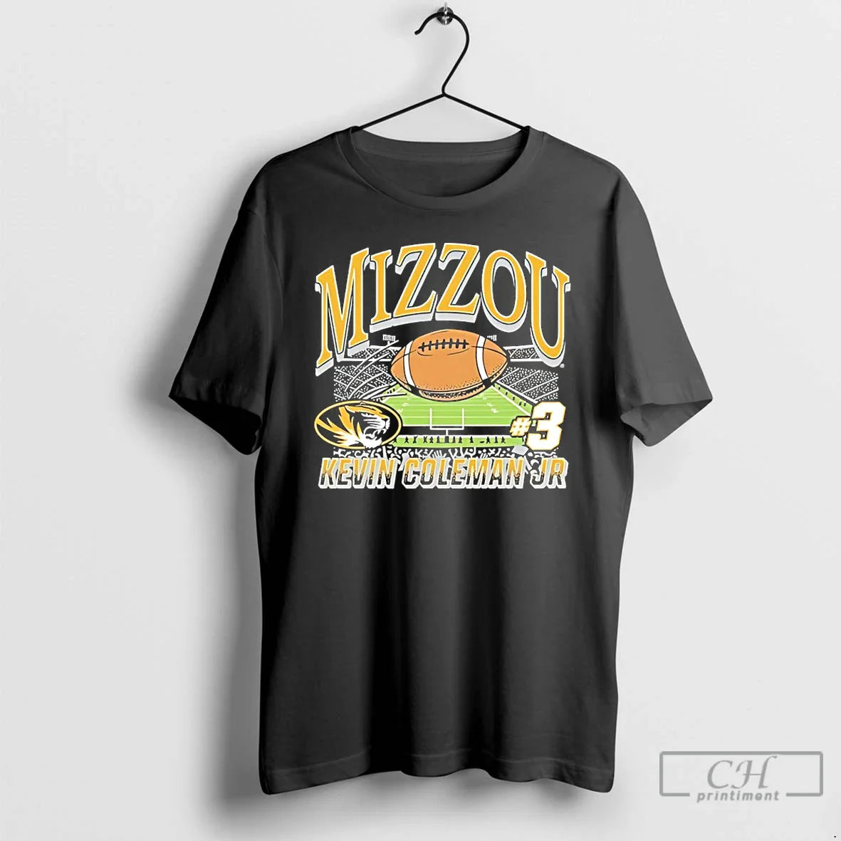 Premium Kevin Coleman Jr 3 Missouri Tigers Football Name And Number T