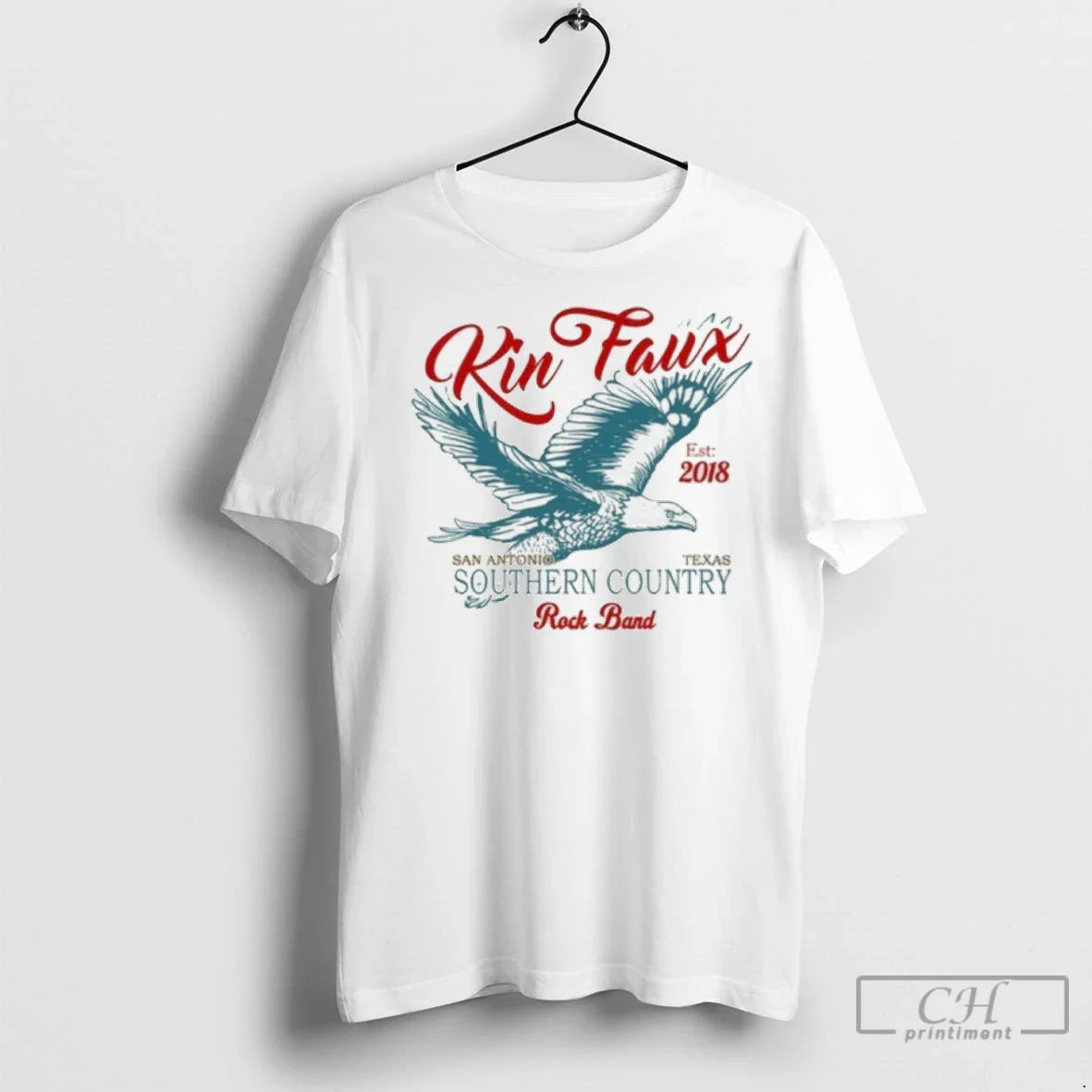 Premium Kin Faux Eagle Country Rock Tee Vintage Collection