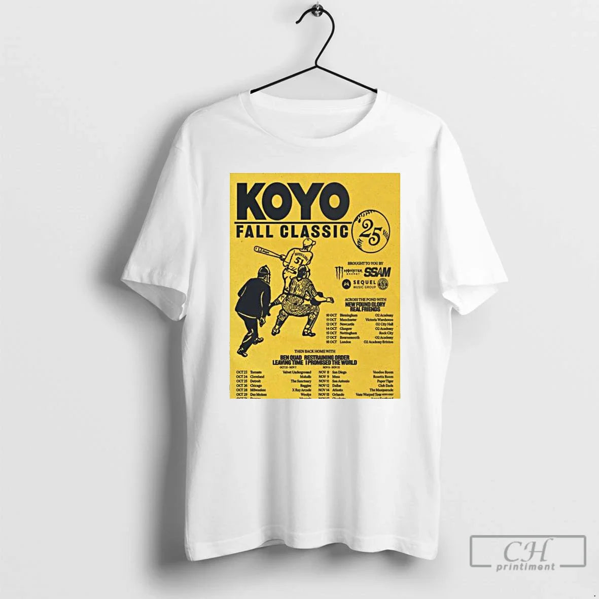 Premium Koyo Fall Tour 2025 T Shirts Shirt Retro Fashion