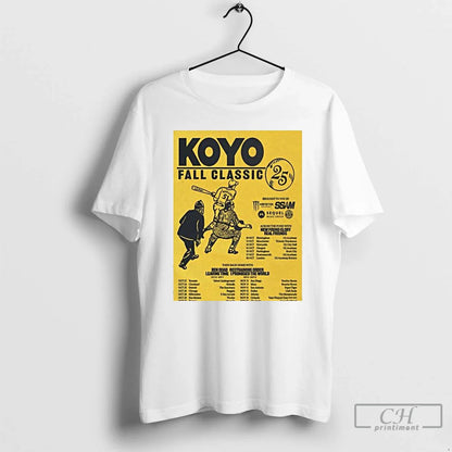 Premium Koyo Fall Tour 2025 T Shirts Shirt Retro Fashion
