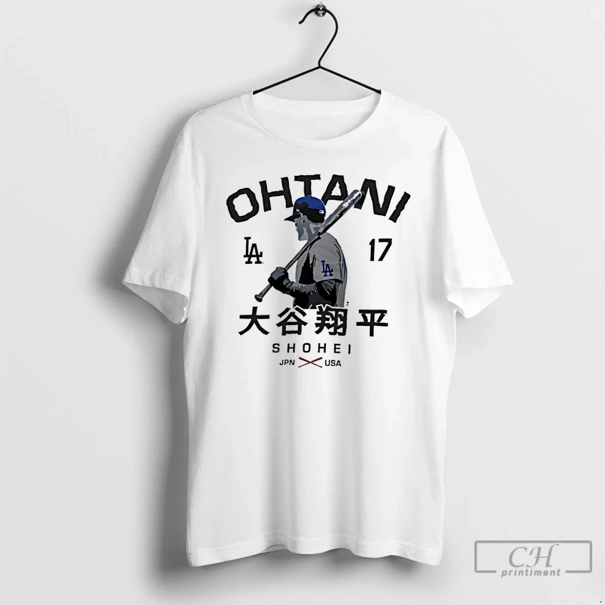 Premium La Dodgers Shohei Ohtani Japan X Usa Tee Designer Design