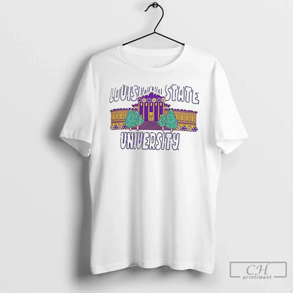 Premium Lsu Tigers Louisiana State University 2025 Hoodie Retro Look