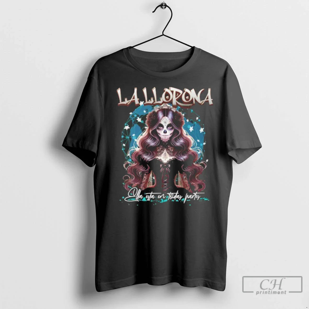 Premium La Llorona Ella Esta En Todas Partes Long Sleeve Vintage Style