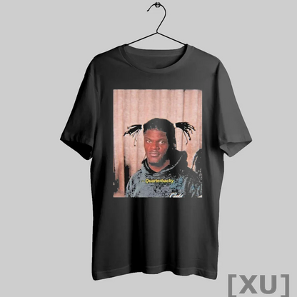Premium Lamar Jackson Quarterbacky Bun Hair T Shirts Sweatshirt