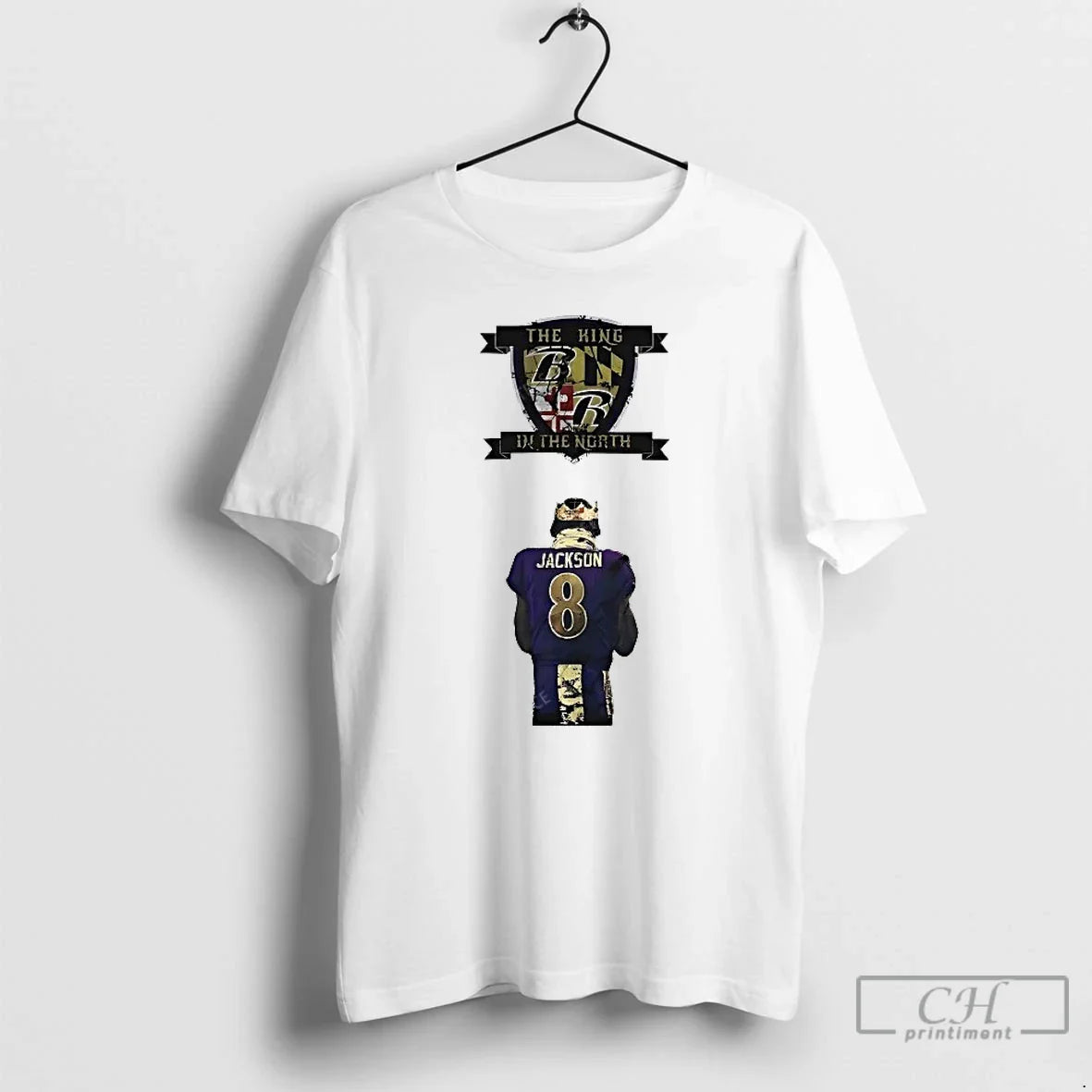 Premium Lamar Jackson King North Long Sleeve Exclusive Merch