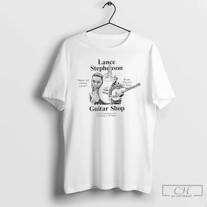 Premium Lance Stephenson Guitar Shop Make Em Dance Lance TShirt