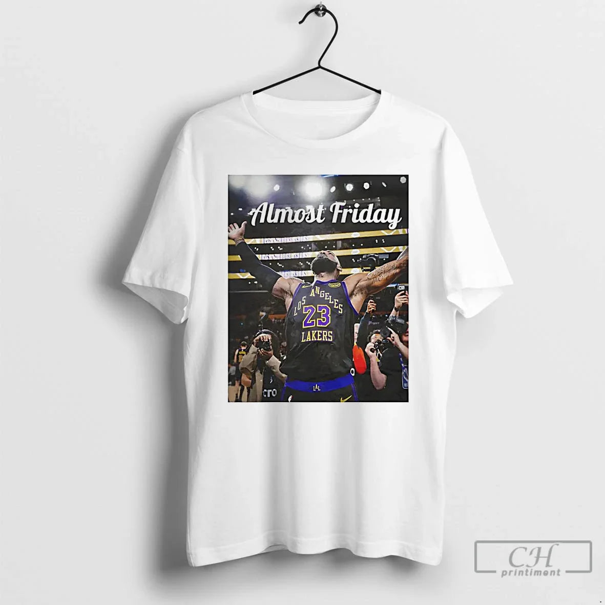Premium Lebron James Year 23 Celebration La Lakers Shirt Vintage