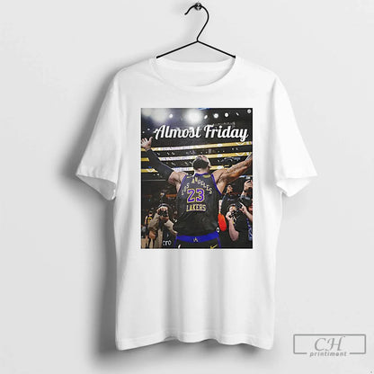 Premium Lebron James Year 23 Celebration La Lakers Shirt Vintage
