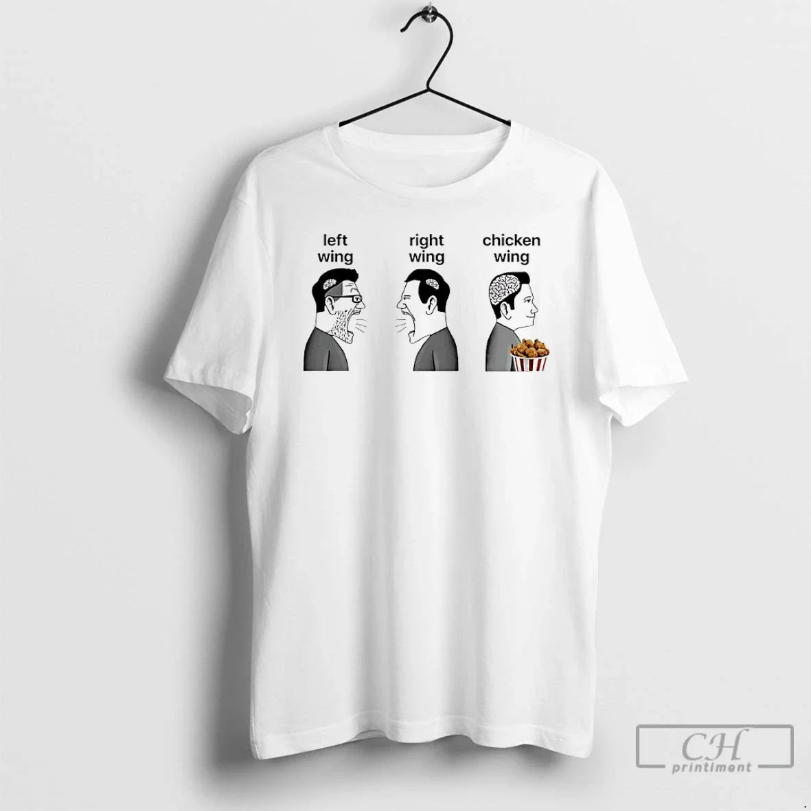 Premium Left Wing Right Wing Chicken Wing TShirt Trendy Collection