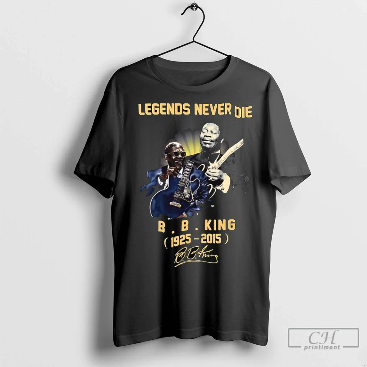 Premium Legends Never Die Blues Bb King 1925 2015 Signature Tank Top