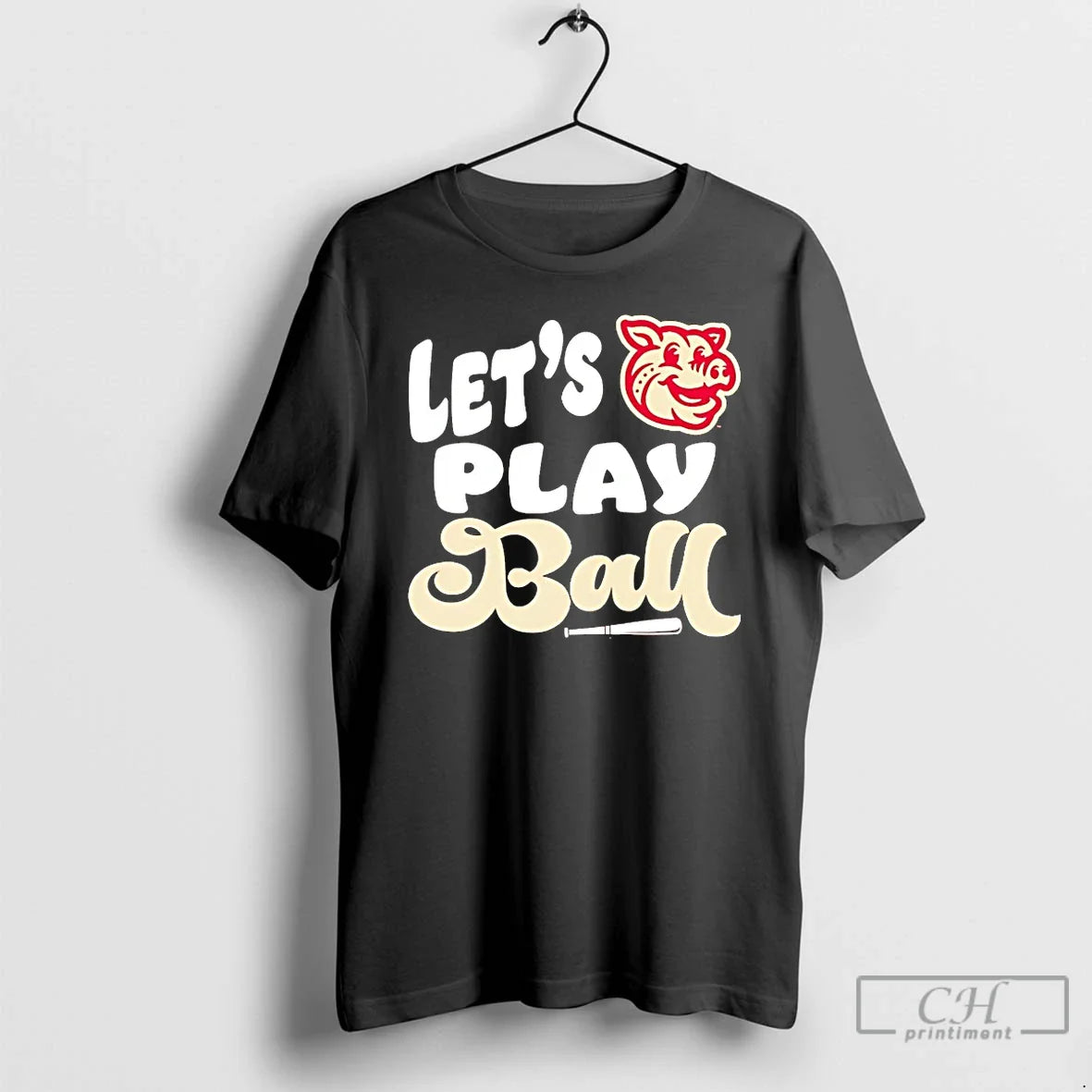 Premium Lehigh Valley Ironpigs Lets Play Ball Tank Top Retro Apparel