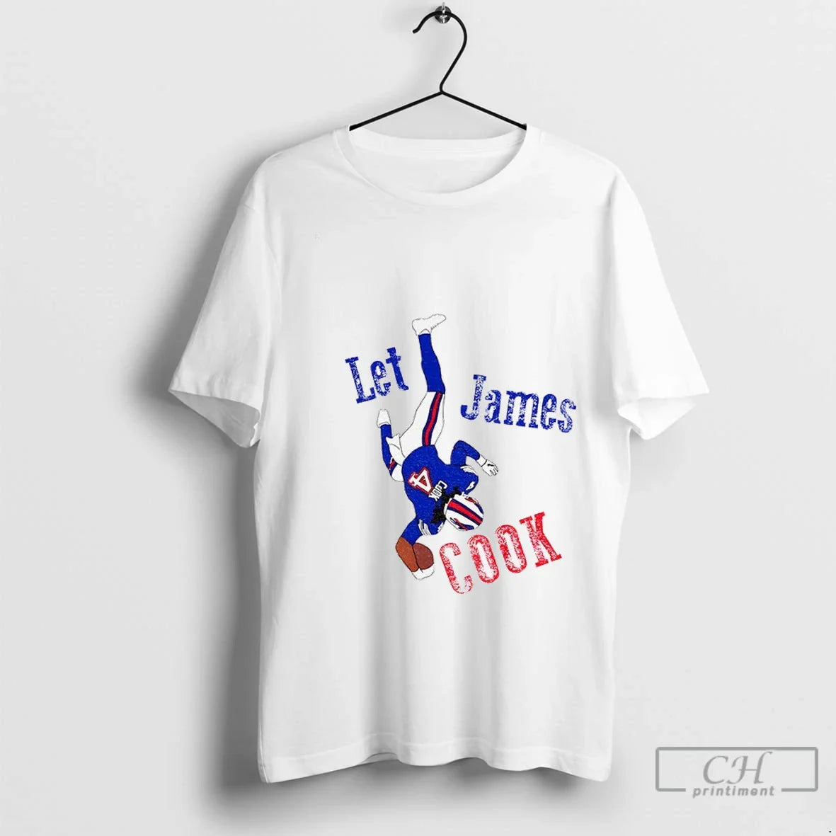 Premium Let James Cook Buffalo Bills Football Player TShirt Designer
