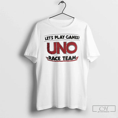 Premium Lets Play Games Race Team TShirt Vintage Style