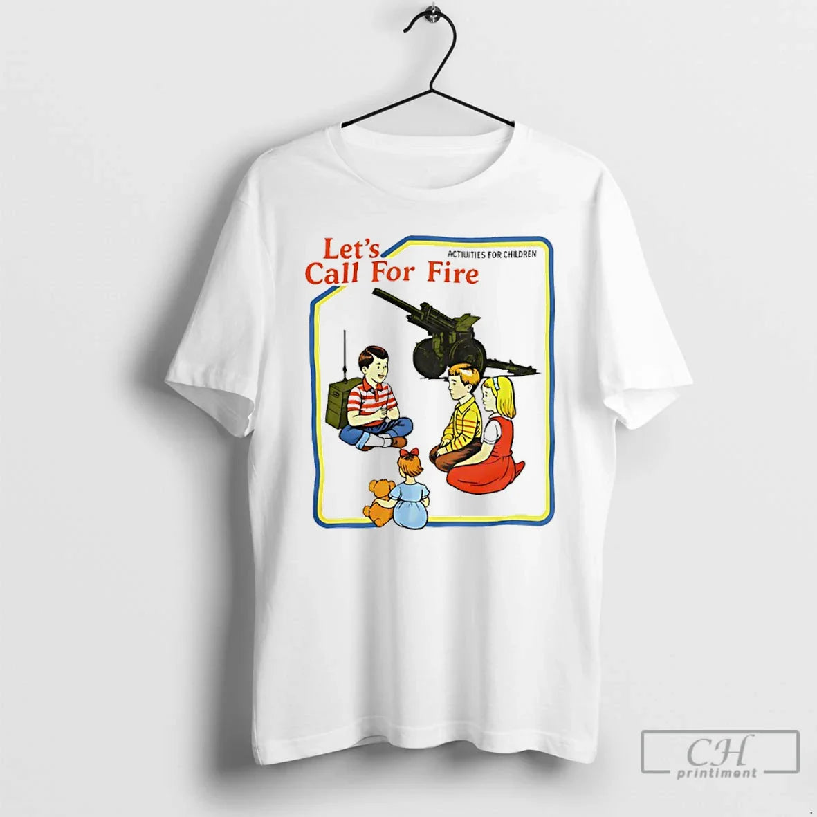 Premium Lets Call Fire Activities Children Shirt Retro Outfit