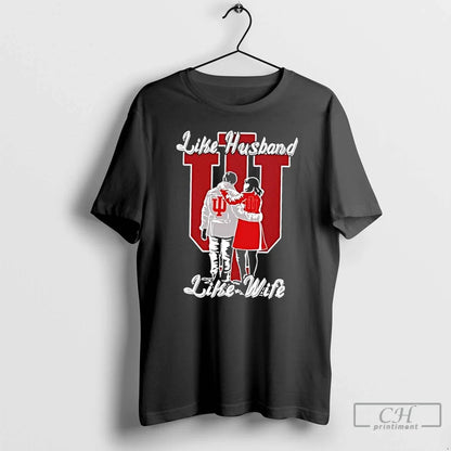 Premium Like Husband Like Wife Like Indiana Hoosiers Long Sleeve