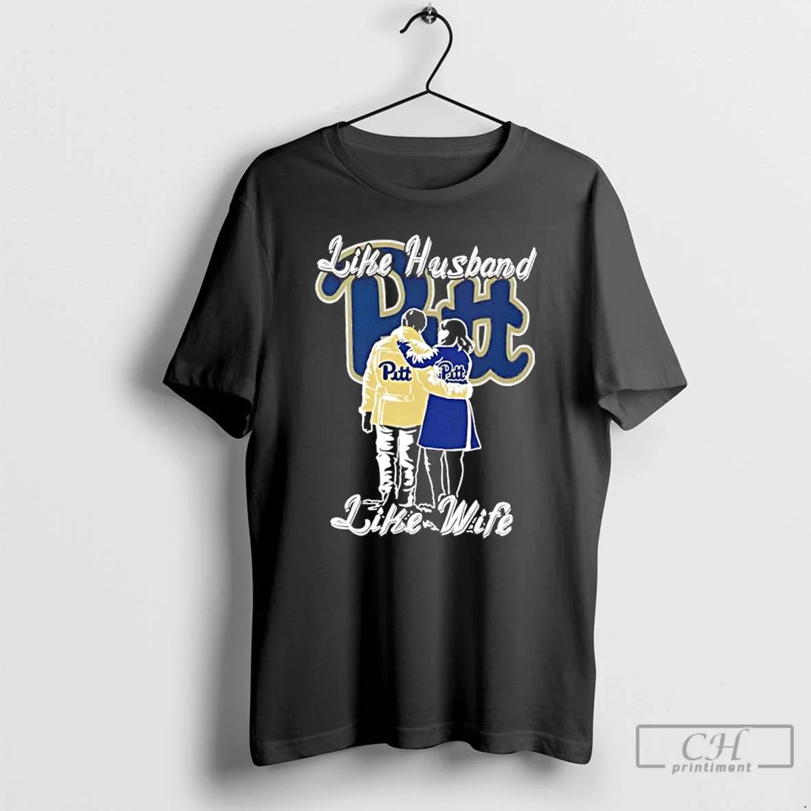 Premium Like Husband Like Wife Like Pittsburgh Panthers Tee Retro