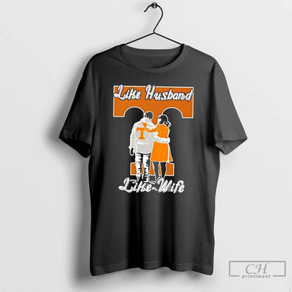 Premium Like Husband Like Wife Like Tennessee Volunteers Long Sleeve