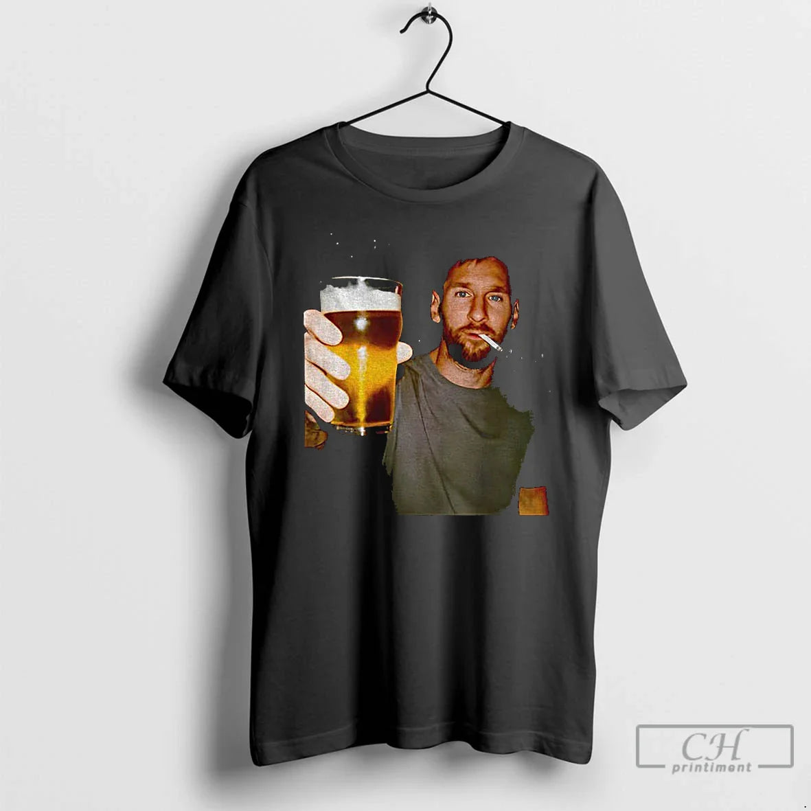 Premium Lionel Messi Beer TShirt Authentic Style