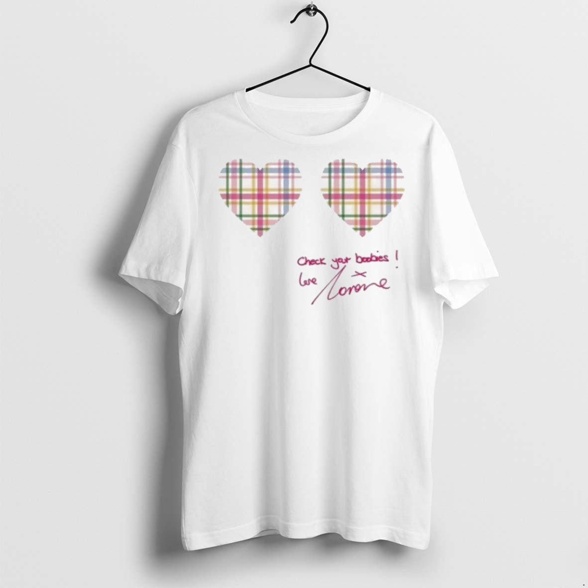 Premium Lorraine Kelly Check Your Boobies T Shirts Tank Top Designer