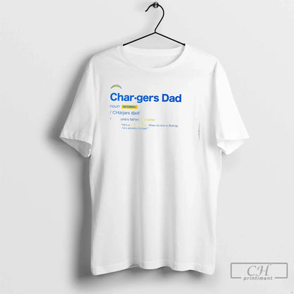Premium Los Angeles Chargers Dad Definition T Shirts Tank Top Unique