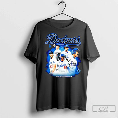 Premium Los Angeles Dodger 2025 Nl West Champs Players Star Ladies