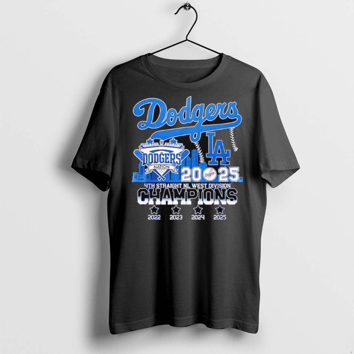 Premium Los Angeles Dodgers 2022 2023 2024 2025 4Th Straight Nl West