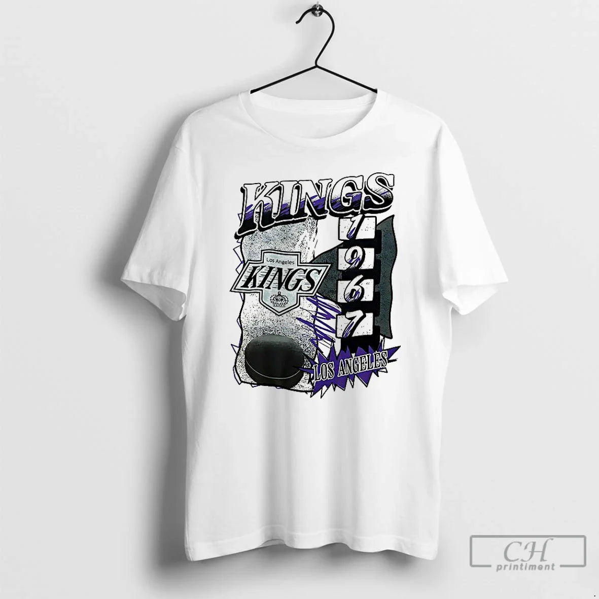 Premium Los Angeles Kings Hockey 1976 Natural T Shirts TShirt Modern