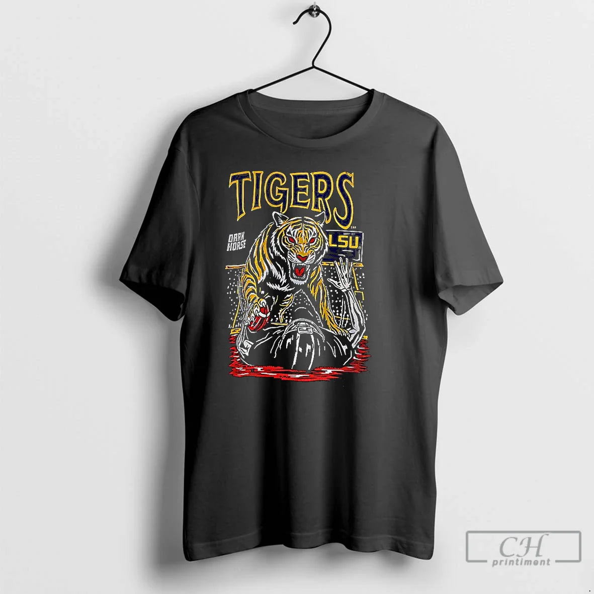 Premium Louisiana State University Tigers Football Predator Mascot T