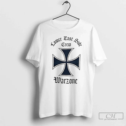 Premium Lower East Side Crew Warzone Tee Authentic Style