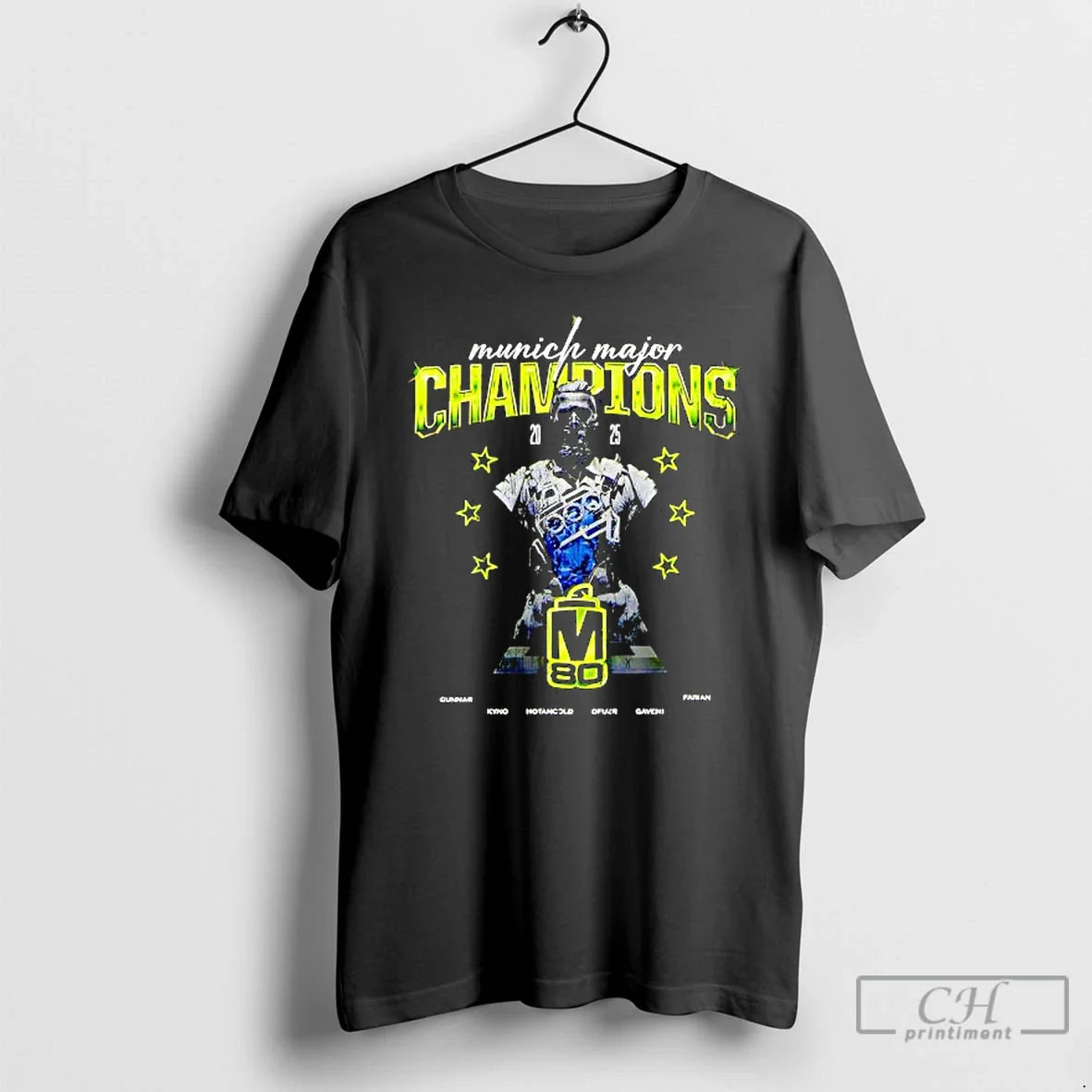 Premium M80 Munich Major Champions 2025 Long Sleeve Vintage Collection