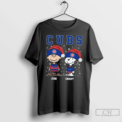 Premium Mlb Chicago Cubs Holiday Baseball Snoopy Charlie Brown 2025
