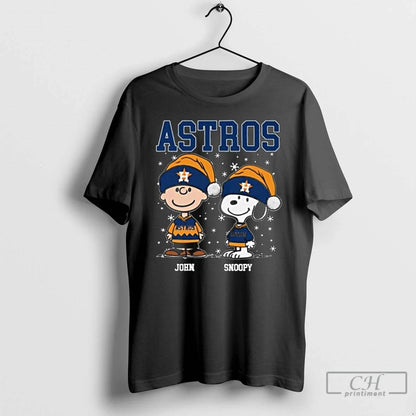 Premium Mlb Houston Astros Holiday Baseball Snoopy Charlie Brown 2025