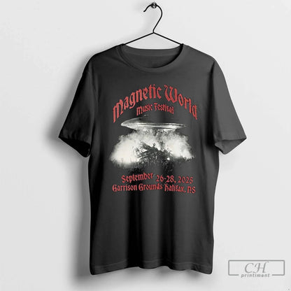 Premium Magnetic World Magnetic World Long Sleve T Shirts Shirt