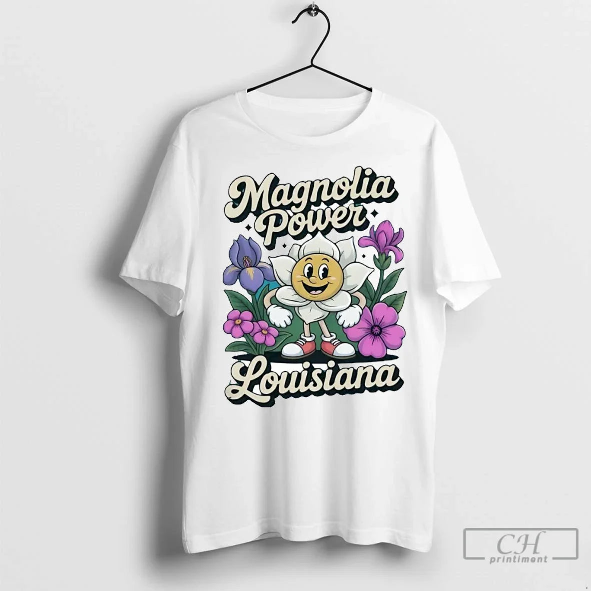 Premium Magnolia Power Louisiana Hoodie Premium Art