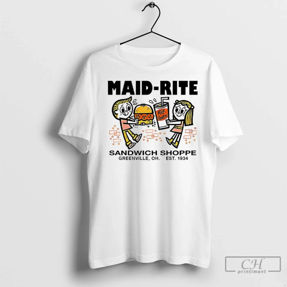 Premium Maid Rite Sandwich Shoppe Greenville Ohio Est 1934 Long