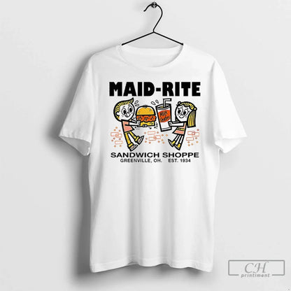 Premium Maid Rite Sandwich Shoppe Greenville Ohio Est 1934 Long