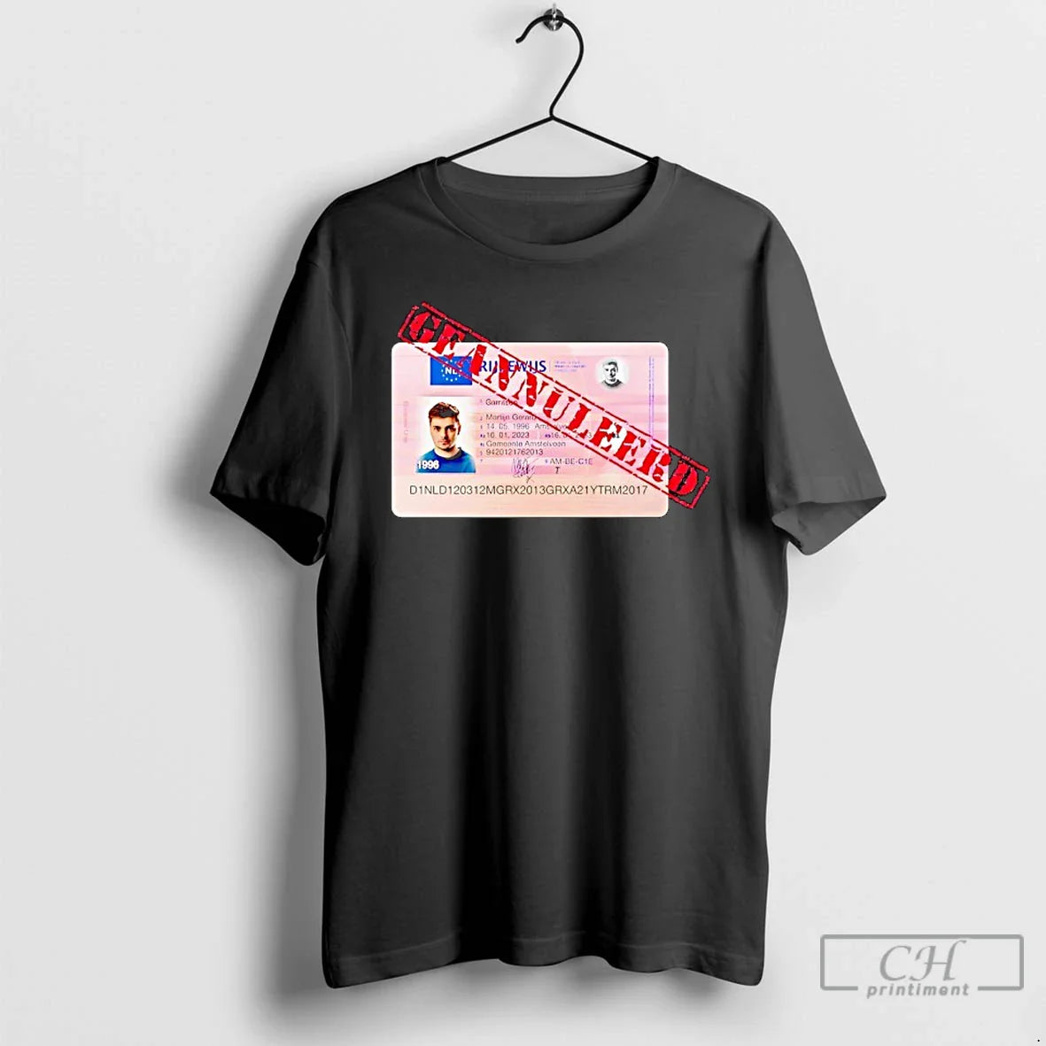 Premium Martin Gerard 1996 License Card Long Sleeve Unique Art