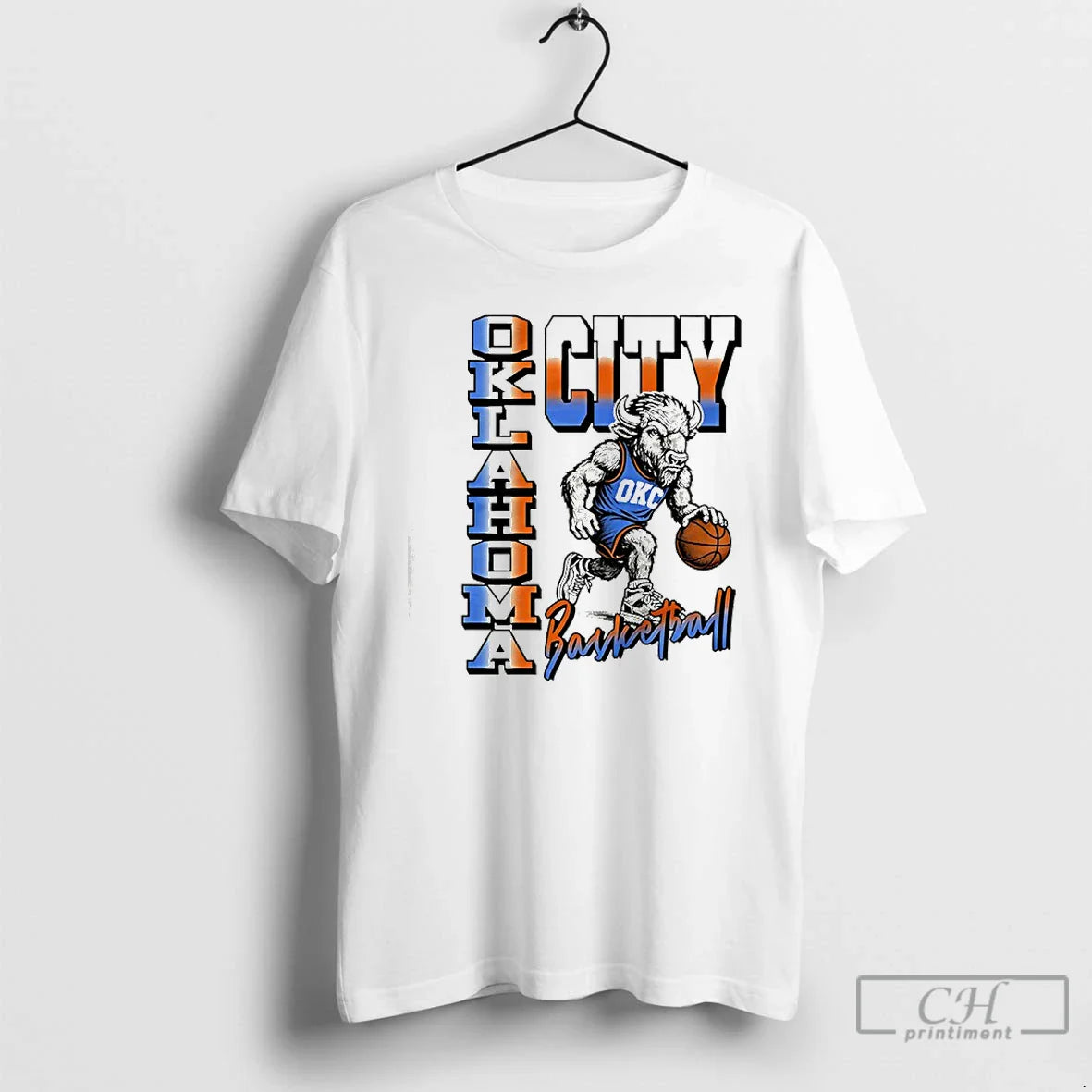 Premium Mascot Oklahoma City Thunder Basketball Sweatshirt Stylish