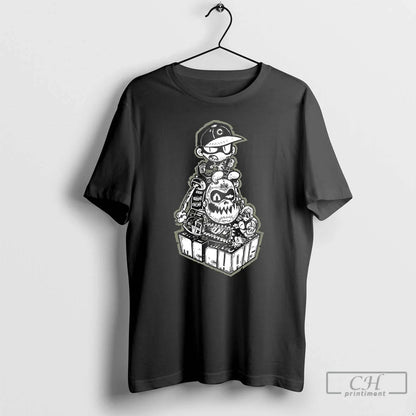 Premium Mc Chris Robot Dog Long Sleve T Shirts Shirt Retro Fashion