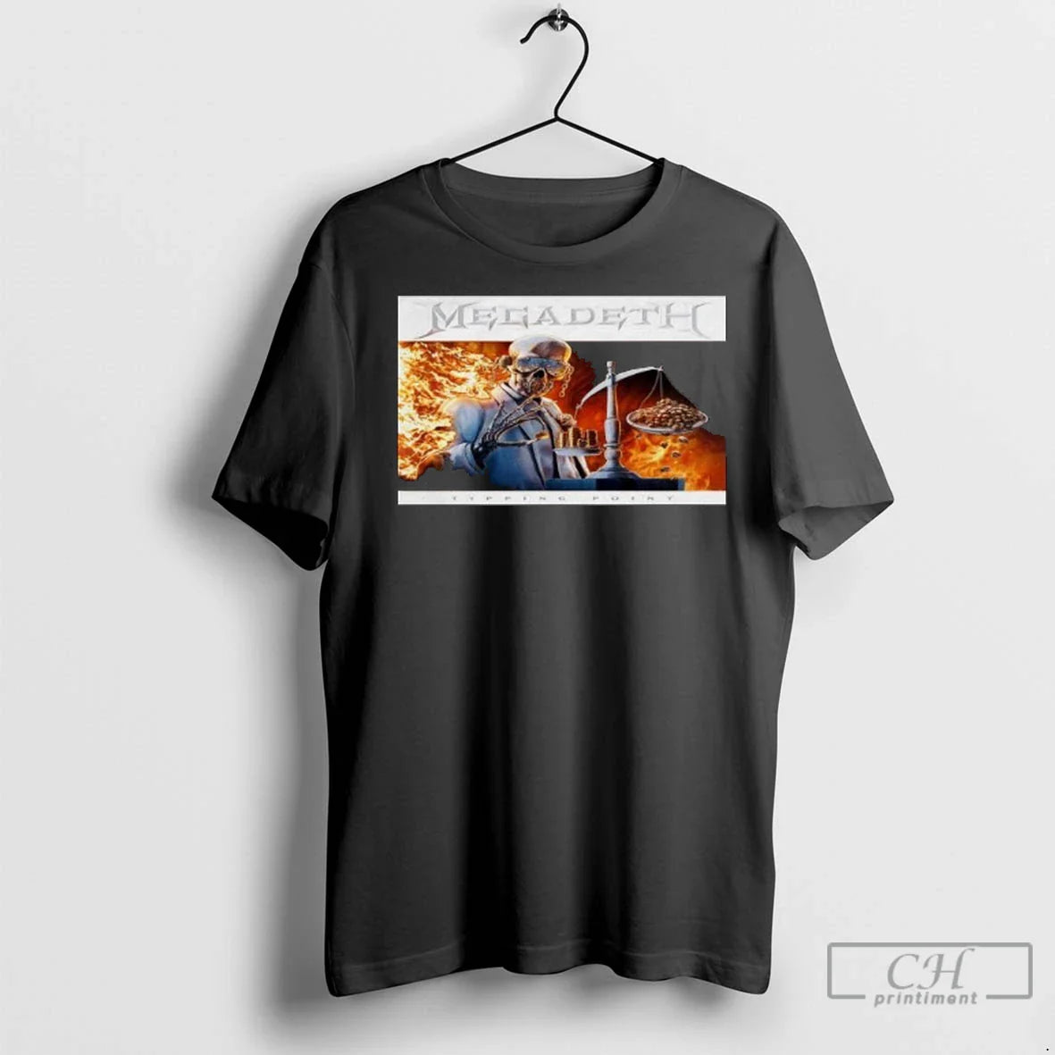 Premium Megadeth Tipping Point Tour 2025 Long Sleve Tee Premium