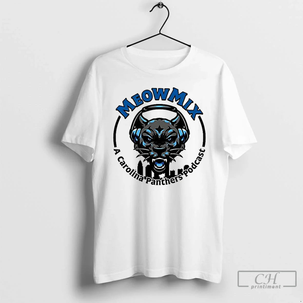 Premium Meow Mix Carolina Panthers Podcast T Shirts Shirt Exclusive