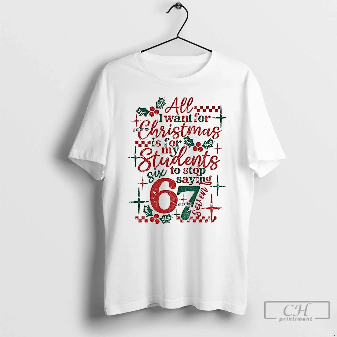 Premium Merry All I Want Is My Students Six To Stop Hoodie Retro Art